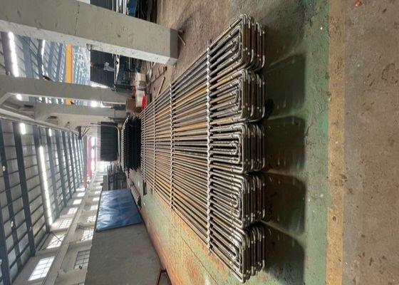 Tubo de aleta de caldera de serpentina de alta densidad para calentador tubular de aire acondicionado