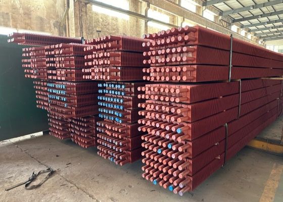 Tubo de calefacción con aletas de acero al carbono Buena resistencia mecánica