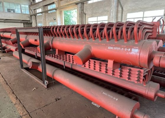 longitud 23000mm Cañón de vapor cabeza intercambiador de calor tubo de agua