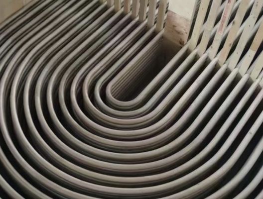 Tubo de serpentina desnudo Concha personalizada y intercambiador de calor de tubo 1500 mm