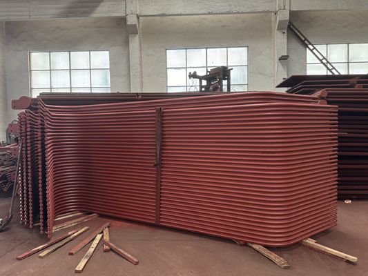 Panel de pared de agua de la caldera del tubo de agua de acero al carbono Partes de repuesto de la caldera