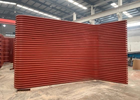 Panel de membrana de acero carbono en caldera de acero inoxidable ISO CE