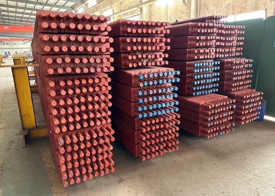 Tubos de alta eficiencia de exchanger de calor de boiler con aletas de aluminio