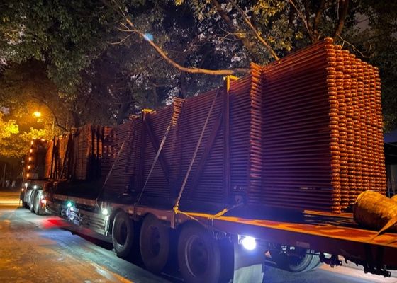 Exchanger de calor tubo serpentino acero corten acero ND 09CrCuSb