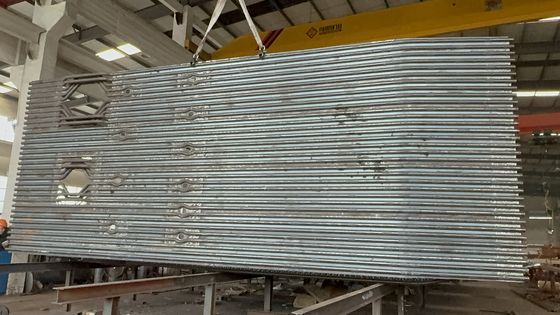 Panel de pared de agua de la caldera del tubo de agua de acero al carbono Partes de repuesto de la caldera