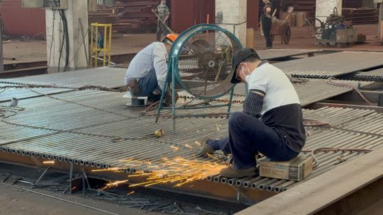 Las partes de las calderas de pared con membrana de soldadura de la norma ISO/ASME/SGS