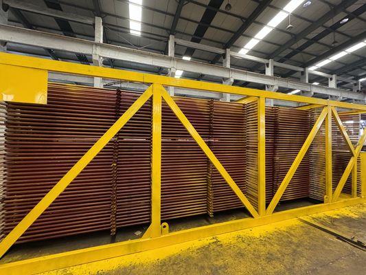 Frío de aire tubo de aleta extrudido con número de aleta personalizado