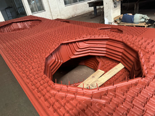 Distribución Óptima del Calor del Agua con Membrana Tubular de Pared de Caldera de Soldadura por Arco Sumergido