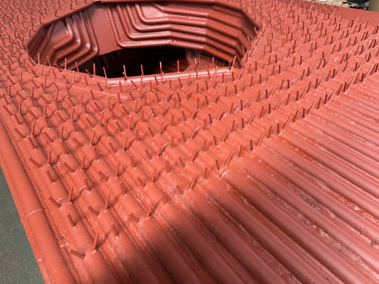 Construcción de pared de membrana de caldera 38.1*3.2 con soldadura por arco sumergido de alta eficiencia