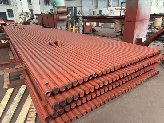 Construcción de pared de membrana de caldera 38.1*3.2 con soldadura por arco sumergido de alta eficiencia